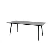 Essenciel Green - Table De Jardin Rectangulaire 8 Personnes Inari Noir Aluminium 200x100CM -Meuble de jardin - Noir