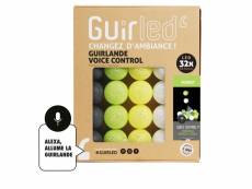 Guirlande boule lumineuse 32 led voice control - forest