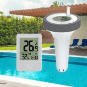 Kinsi - Thermometre Piscine Flottante sans fil, Thermometre