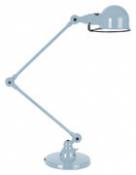 Lampe de table Signal / 2 bras - H max 60 cm - Jieldé bleu en métal