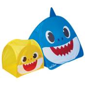 Moose Toys - Tente de jeu pop-up 2 compartiments - Baby Shark