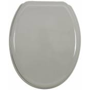 MSV - Abattant Wc Mdf Charn Inox Gris - m s v