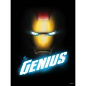 Poster d'Art Marvel Avengers Iron Man -Le Génie - 40 x 50 cm