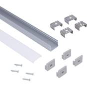 Profilé de surface en aluminium avec diffuseur - Kit