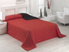 SABANALIA Tutto Couvre-lit de lit d'hiver et des mesures (Disponible en différentes Couleurs) – 90–180 x 270, Rouge/Noir