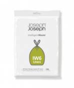 Sac poubelle IW6 / 30 Litres - Lot de 20 - Avec liens - Joseph Joseph gris en plastique