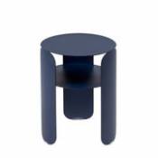 Table d'appoint Bebop / Ø 35 x H 45 cm - Fermob bleu en métal