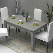 Table extensible Ciment megaron 120 - 160X80 cm