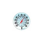 Thermomètre extérieur, thermometre extérieur ventouse, à fixer sur une fenêtre, affichage en degrés celcius et fahrenheit, sans mercure, Plastique,