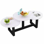 Zaixi Table d'appoint, Table Basse Ronde, Structure