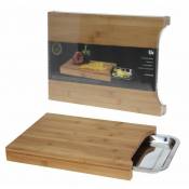 Ac-déco - Planche à découper avec réservoir - 35 x 25 cm - Accessoire de cuisine - Livraison gratuite
