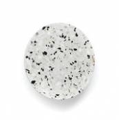 Applique Terrazzo Pin / LED - Small - Ø 16 cm - XL Boom blanc en pierre