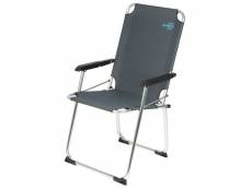 Bo-camp chaise de camping pliable copa rio comfort xxl graphite 428611