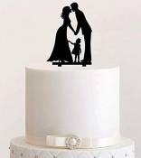 Cake Topper gâteau, gâteau mâle Figurine pour gâteau acrylique, présentoir à gâteaux à gâteau de mariage de mariage