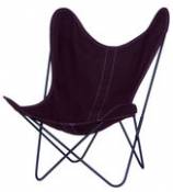 Chaise AA Butterfly OUTDOOR / Coton - Structure noire