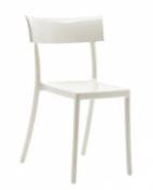 Chaise empilable Generic Catwalk / Polycarbonate - Kartell blanc en plastique