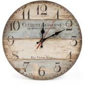 Horloge murale/horloge de cuisine en bois de 12 pouces/30