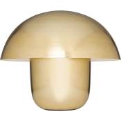Lampe champignon en acier doré