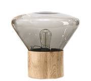Lampe de table Mini Muffin / H 27 cm - Brokis gris en verre