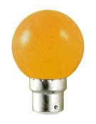 Miidex Lighting - Ampoule led B22 1W G45 Incassable ® orange - non-dimmable