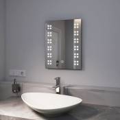 Miroir de Salle de Bain design unique avec led Éclairage