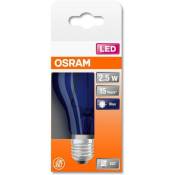 OSRAM Ampoule LED Standard verre bleu déco 2,5W=15 E27 chaud