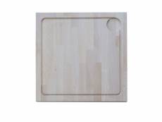 Outr-planche à découper en bois solide 45 x 45 x 4.5 cm outr