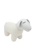 Peluche mini-mouton 100% coton blanc