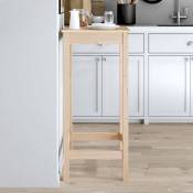 Prolenta Premium - Maison du'Monde - Table de bar 50x50x110 cm bois massif de pin