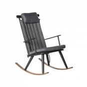 Rocking chair extérieur en aluminium et composite