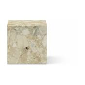 Table d'appoint en marbre kunis breccia 40 x 40 cm Plinth Cubic - Audo