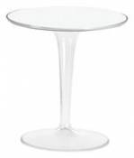 Table d'appoint Tip Top / Plateau PMMA - Kartell blanc