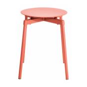 Tabouret outdoor corail Fromme - Petite friture