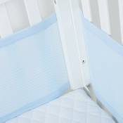 Tour de lit pour bébé - 4 côtés - Doublure en maille 3D sans danger pour la circulation de l'air