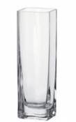 Vase Lucca / 8 x 6 x H 25 cm - Leonardo transparent en verre