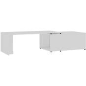 Vidaxl - Table basse Blanc 150x50x35 cm Bois d'ingénierie Blanc