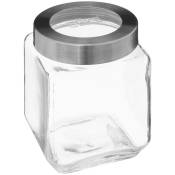 5five - bocal verre couvercle contour acier miro 1,2l - Transparent