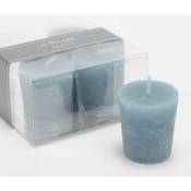 Amadeus - Lot de 4 bougies Votive 4,3 x 4,7 cm bleu