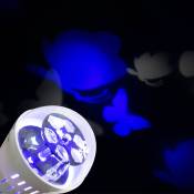 Ampoule LED E27 projecteur motifs papillons Eclairage