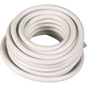 Câble électrique domestique H05 VV-F - Couronne 50 m - Couleur blanc - 2x1,5 mm² - Electraline