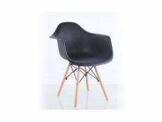 Chaise malmö | lot de 4 chaises | noir