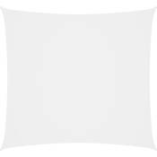 Doc&et² - Voile de parasol Tissu Oxford carré 2x2 m Blanc - Blanc