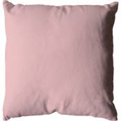 Enjoy Home - Coussin déhoussable 40 x 40 cm lola 100% coton coloris vieux rose