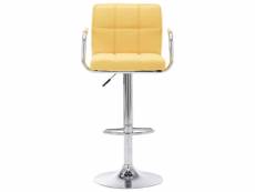 Icaverne - tabourets de bar gamme chaise de bar jaune