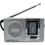 Jalleria - radio Fm Portable Mini Am / Fm Radio Handheld Antenne Télescopique Multifonction Handheld World