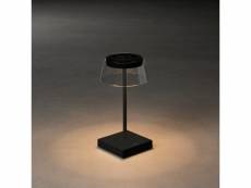 Konstsmide scilla scilla lampe de table à effet extérieur usb 2700k, 3000k dimmable noir, ip54
