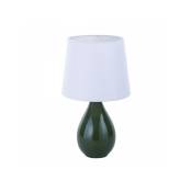 Lampe de bureau Versa Roxanne Vert Céramique (20 x