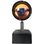 Lampe de Projection Rouge Coucher de Soleil Projecteur d' Veilleuse led, Lampes de Photographie usb 180 ° pour DéCor de Studio de Chambre à Coucher