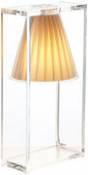 Lampe de table Light-Air / Abat-jour tissu - Kartell beige en plastique