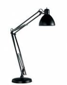 Lampe de table Naska LED / Réédition 1933 - Fontana Arte noir en métal
